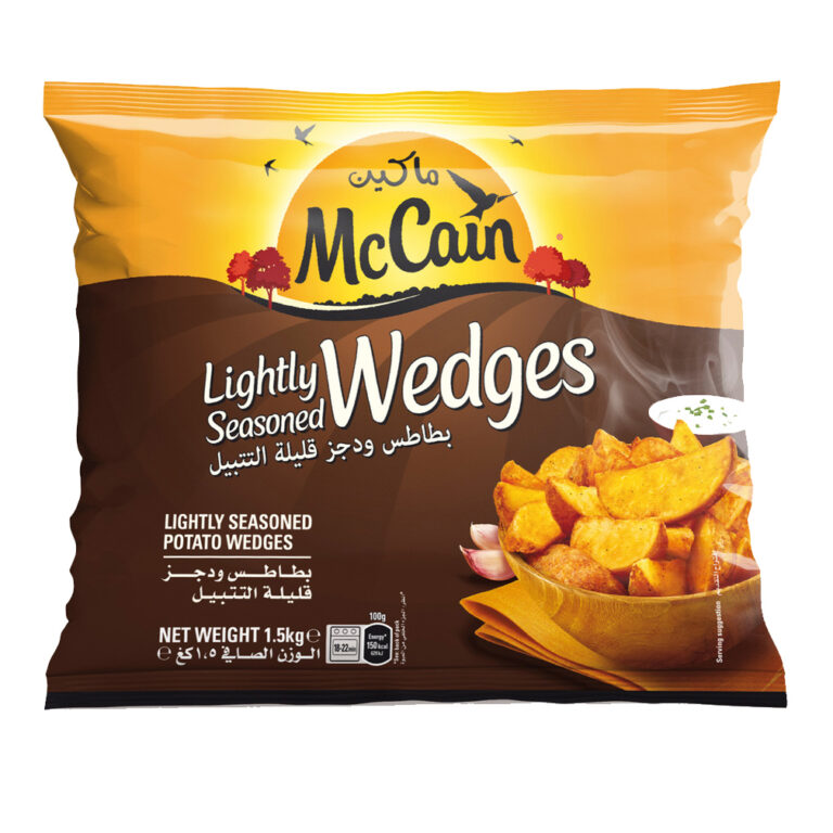 McCain Lightly Seasoned Potato Wedges (750GR et 1.5Kg) FARAH