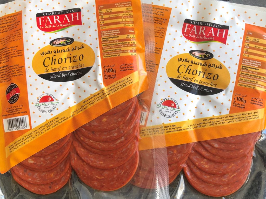 Chorizo pur boeuf Farah 